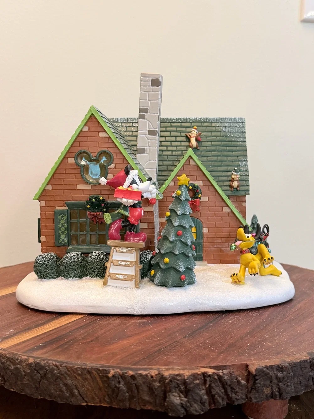Disney St Nicholas Square Mickey’s Holiday Home Lighted Christmas Village 2022